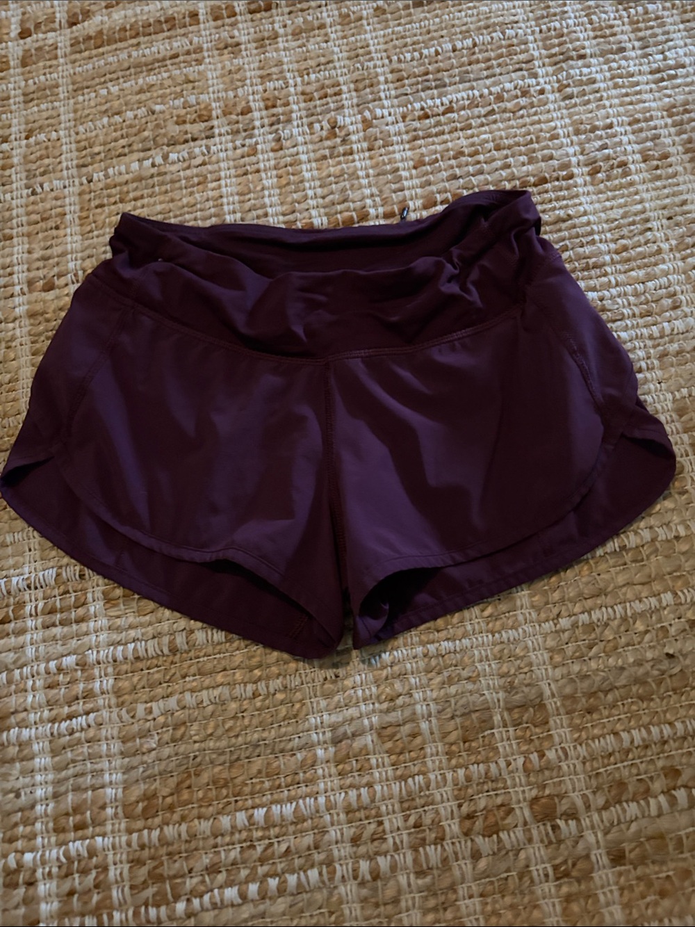 lululemon athletica Deep Plum Athletic Shorts